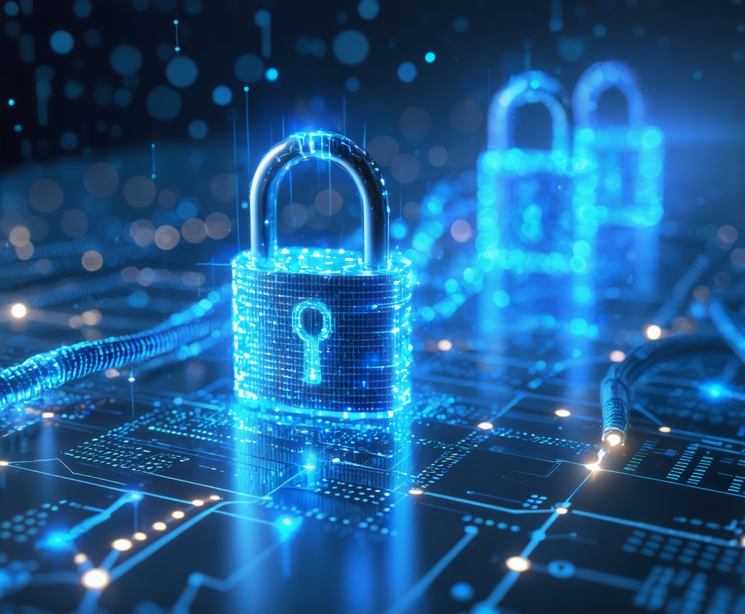 Abstract visualization of secure data architecture